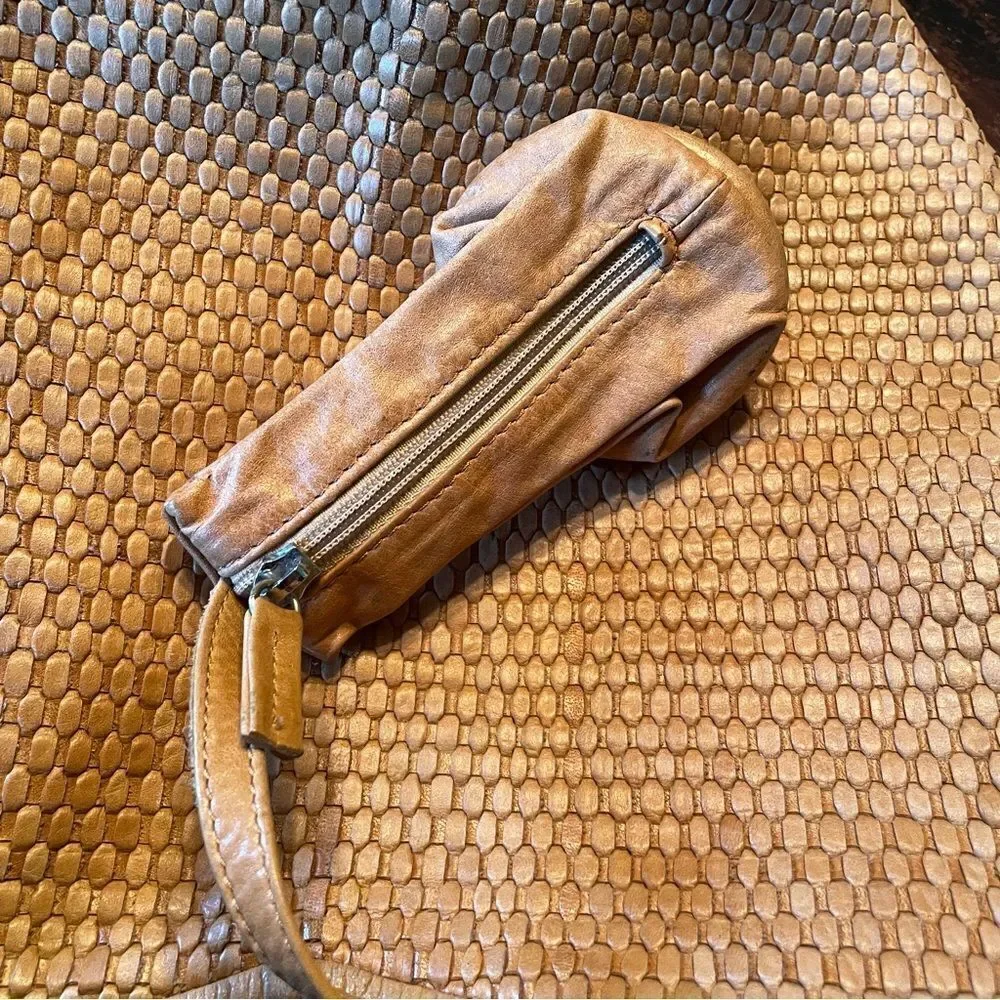 Perez Sanz 6212 Woven Tassel‎ Leather Hobo Bag Purse